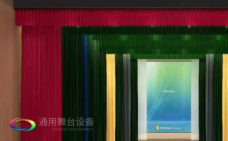 舞臺幕布、帷幕、幕布簾定制廠家
