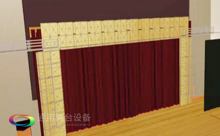 防火隔離幕Safety curtain——舞臺(tái)、觀眾廳分隔 阻斷火源及有害煙氣的擴(kuò)散
